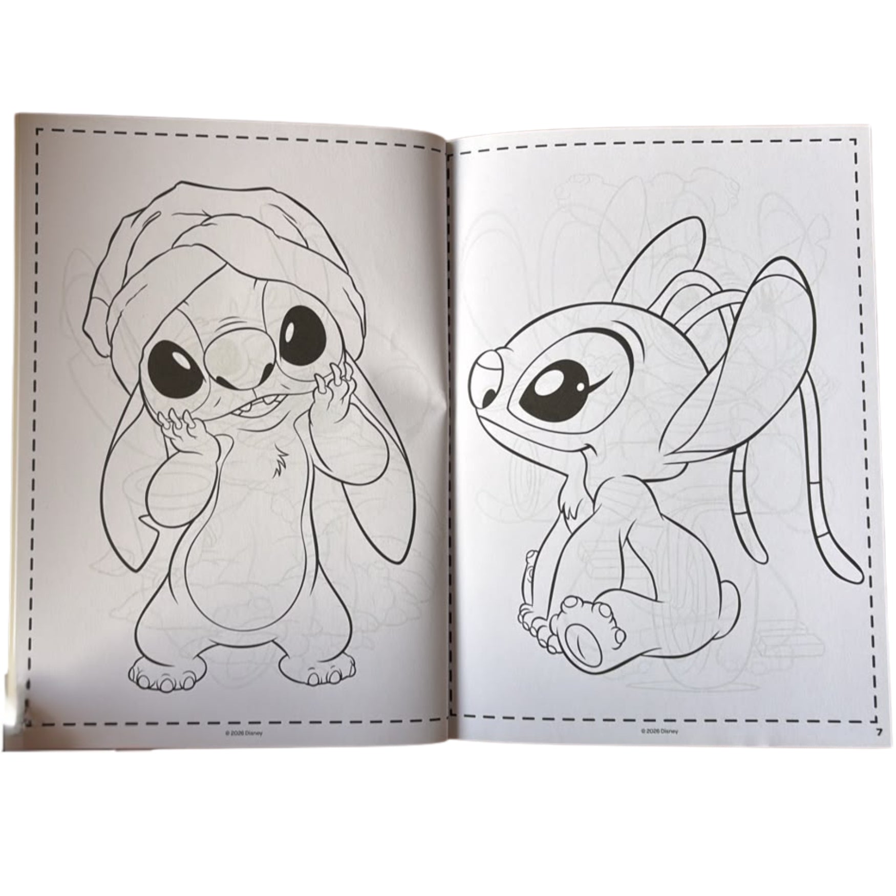 Sicoben Yo Coloreo Libro Infantil Para Colorear Disney Stitch y Angel