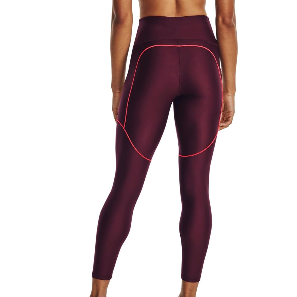 Under Armour Leggings de Entrenamiento Para Damas Color Burdeos