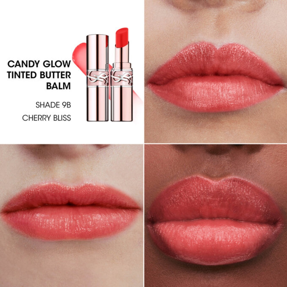 Yves Saint Laurent Labial Candy Glow Lipstick 9B Cherry Bliss