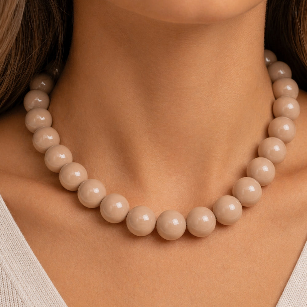 H&Co Collar Para Damas Creamy Chic