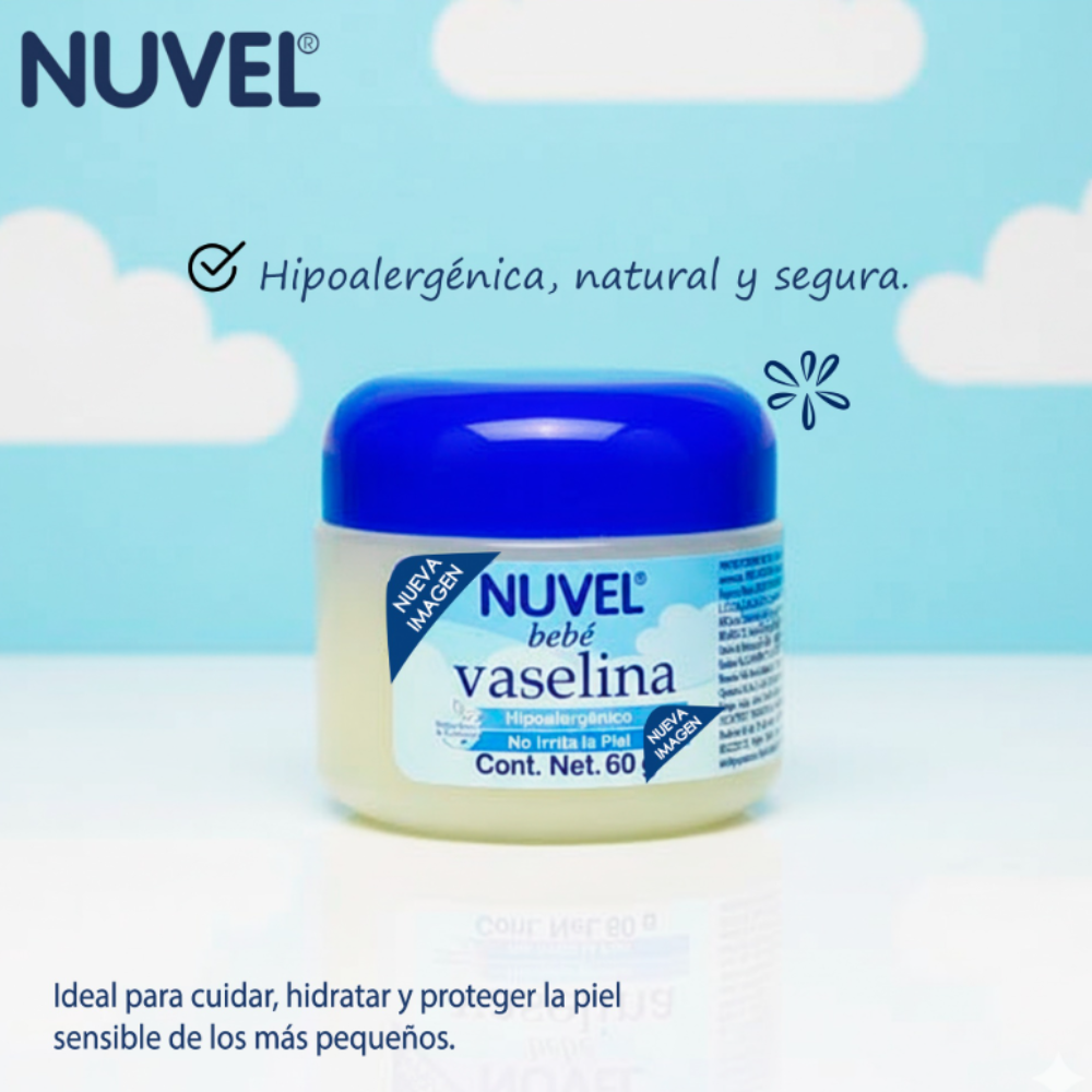 Nuvel Vaselina Para Bebe 60gr