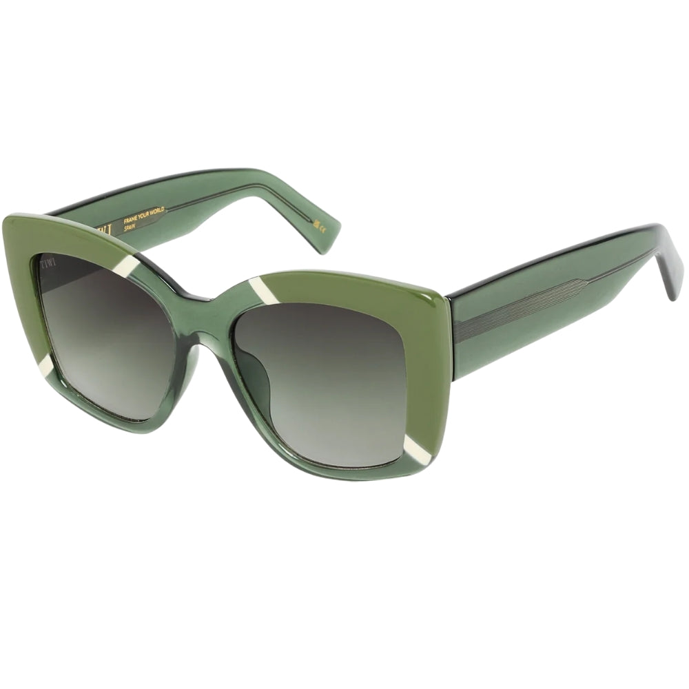 Tiwi Ginevra 610 Bicolour Shiny Green/Olive Green with Green
