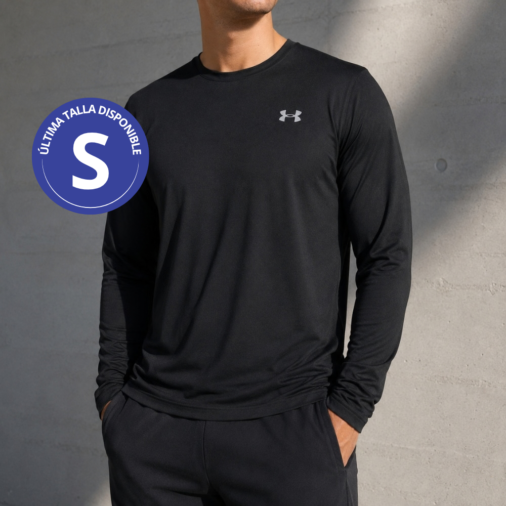 Under Armour Camiseta Running Reflectiva Talla S Para Caballeros Color Black