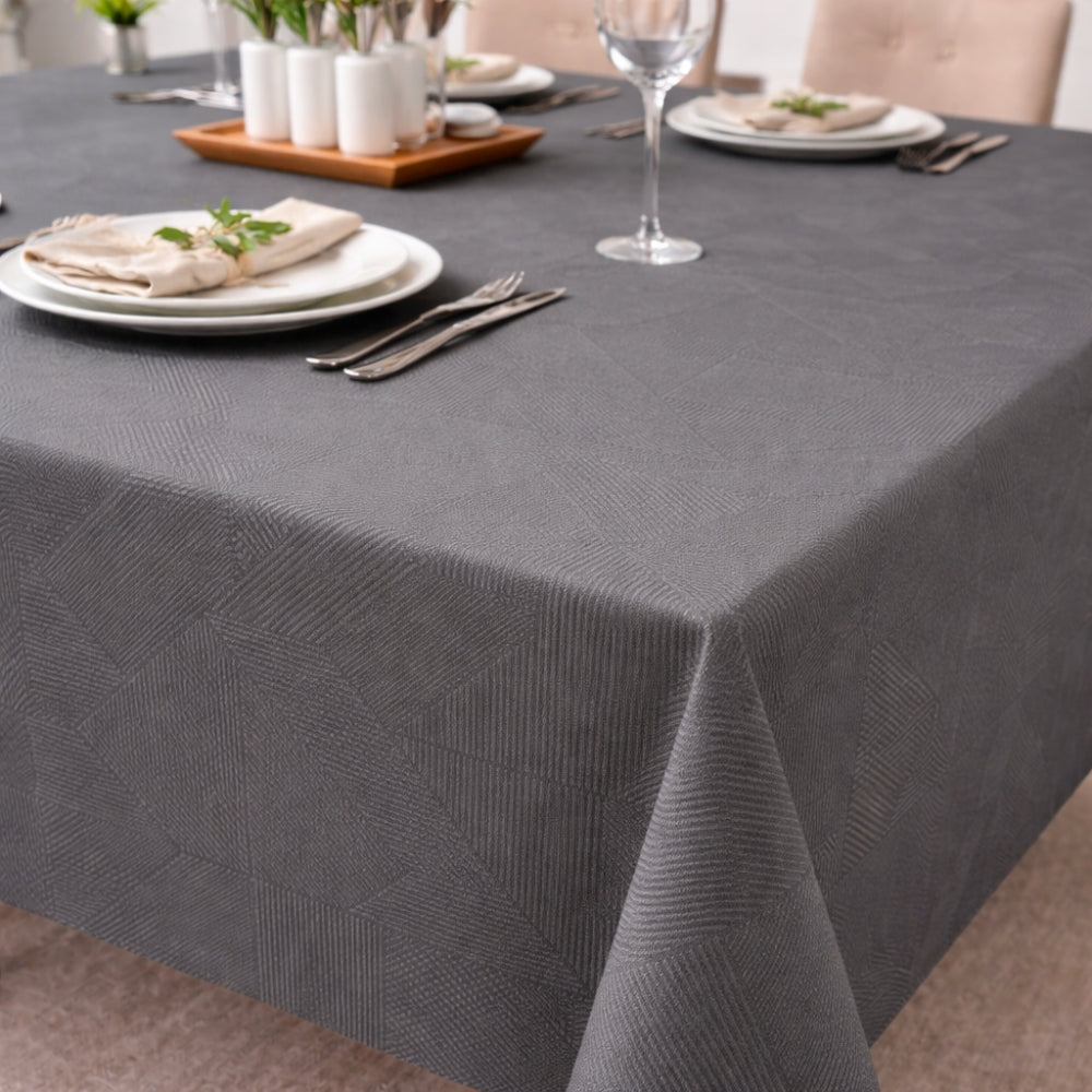 Mantel Rectangular Damask Dug Color Gray Sodahl 140 x 180 cm