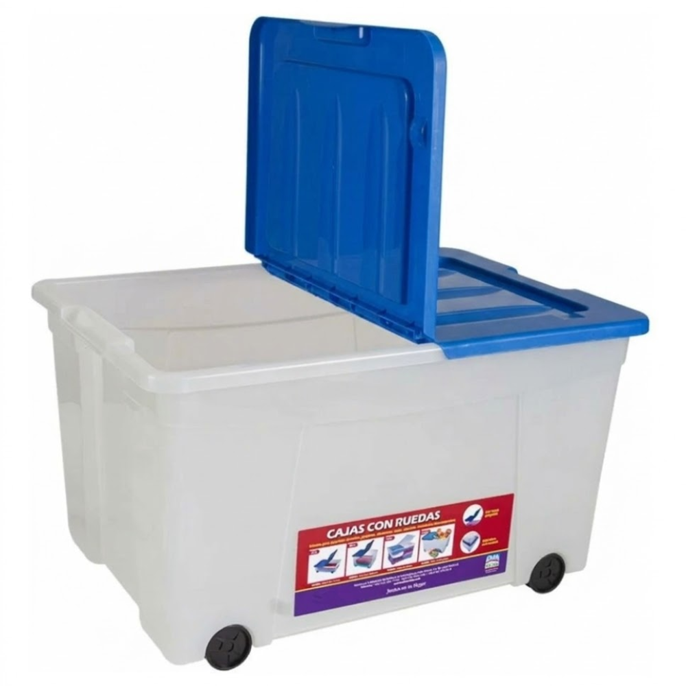 Alfa Hogar Caja Organizadora Con Ruedas 48Lt