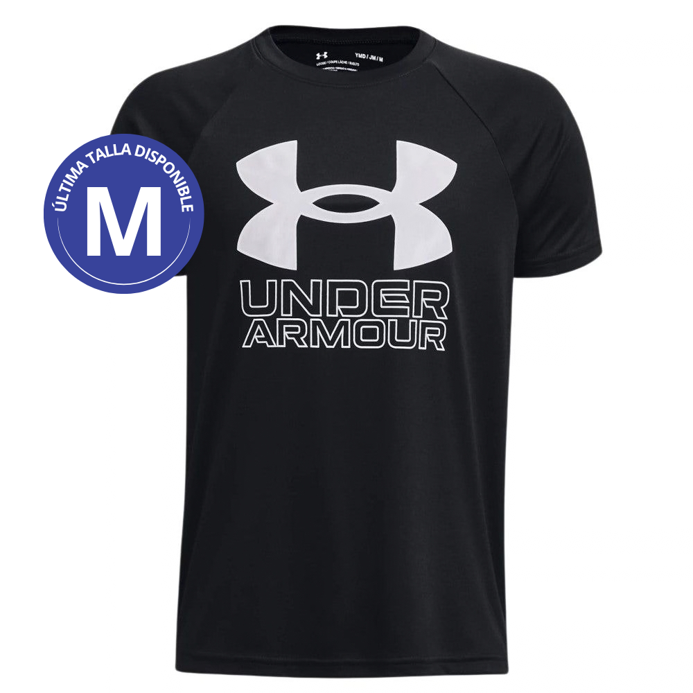 Under Armour Franela Manga Corta Para Niños Tech™ Hybrid Print Fill