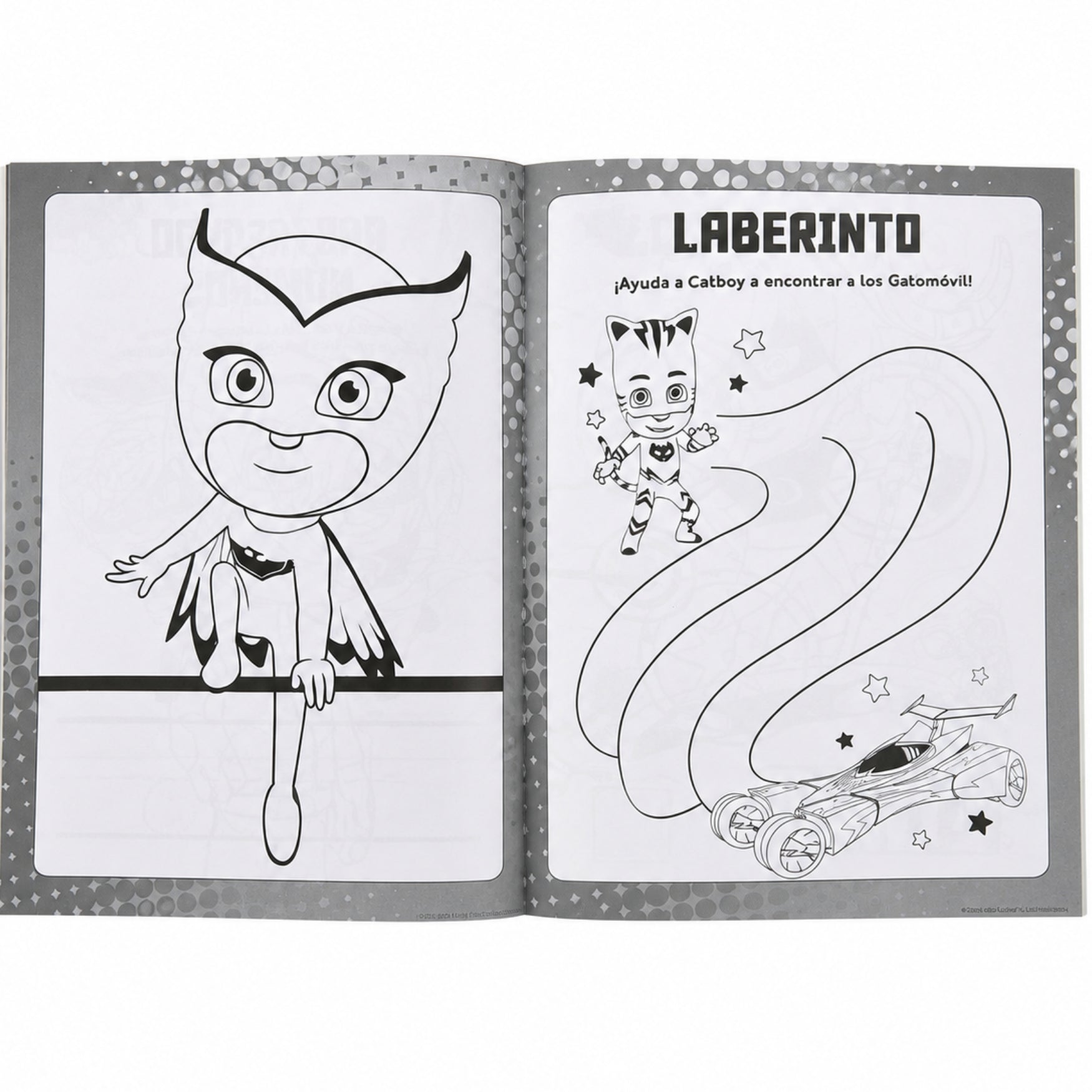 Libro De Actividades Y Colores Para Niños De Pj Masks 3+
