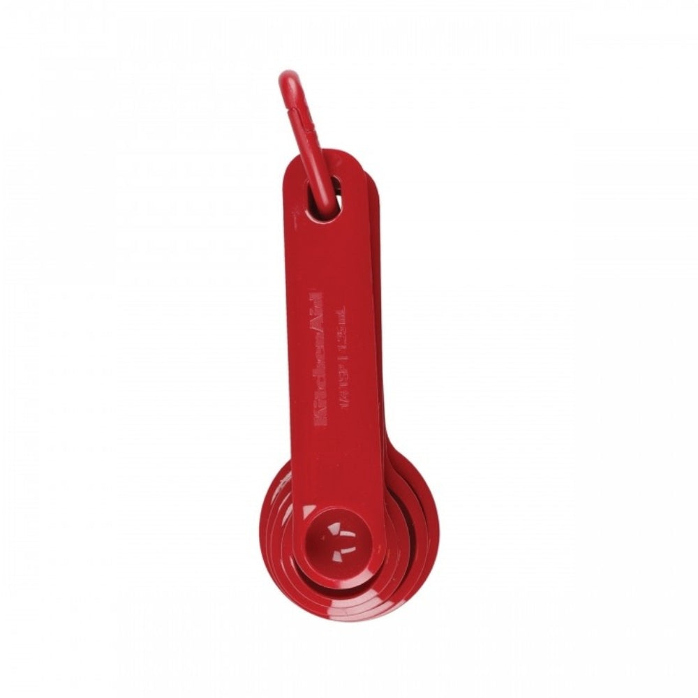KitchenAid Juego de 5 Cucharas Medidoras Color Rojo