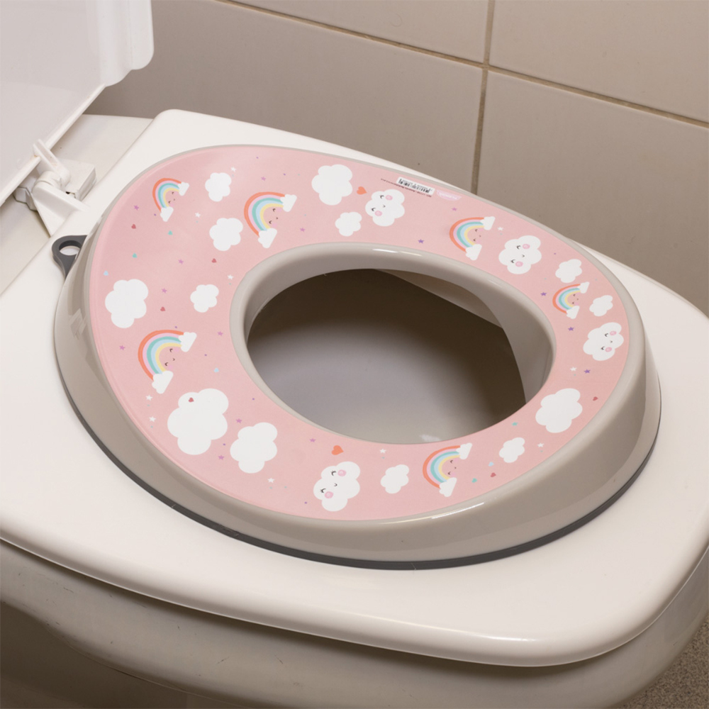 Alfa Hogar Plasutil Adaptador De Poceta Para Niñas Color Rosado