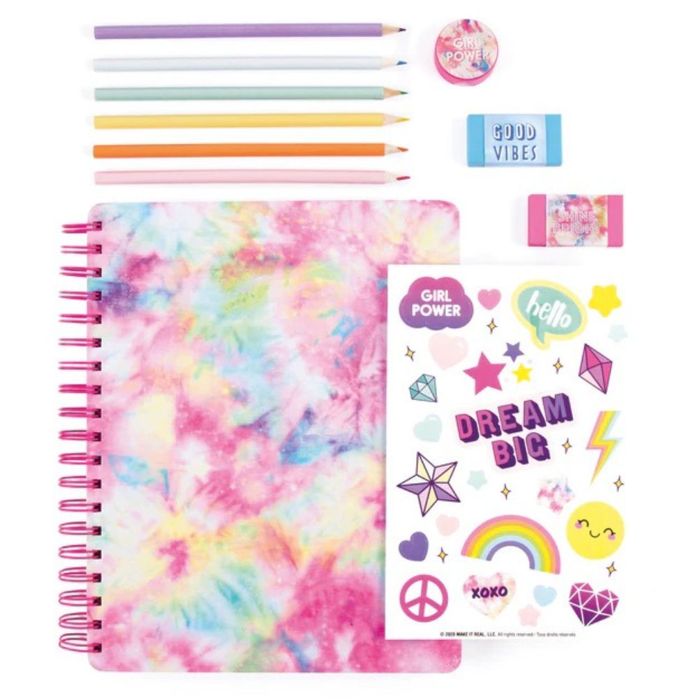 3C4G Kit De Dibujo Todo En Uno Con Efecto Tie-Dye Pastel 6+