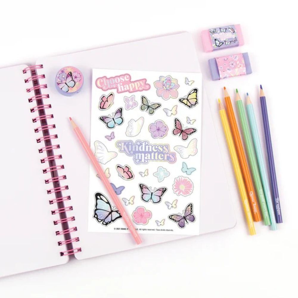 3C4G Kit De Dibujo Todo En Uno De Mariposa 6+