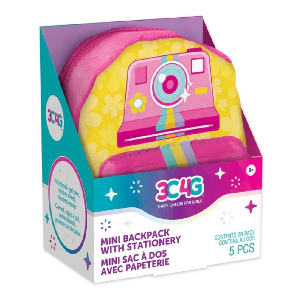 3C4G Mini Backpack Retro Gamer Amarillo 8+ 5Pzs