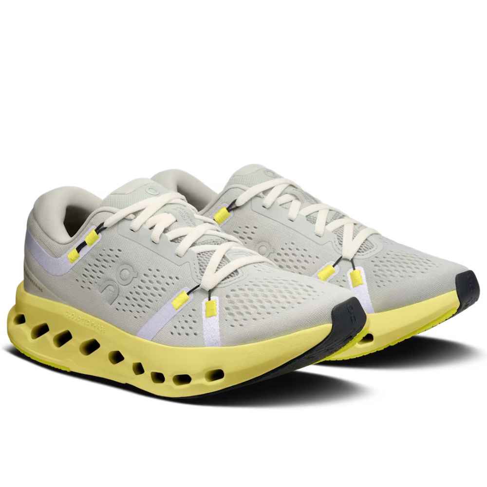 On Zapatos Para Damas Cloudsurfer 2 Glacier Limelight