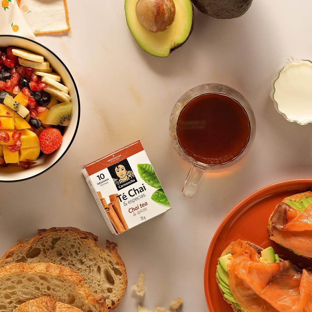 Carmencita Té Negro Chai Con Especias Estuche 10Und 20gr