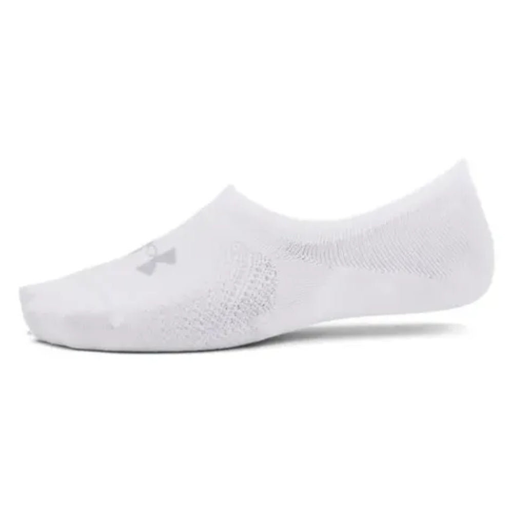 Under Armour Medias Invisibles Deportivas 3 Pack Color Blanco