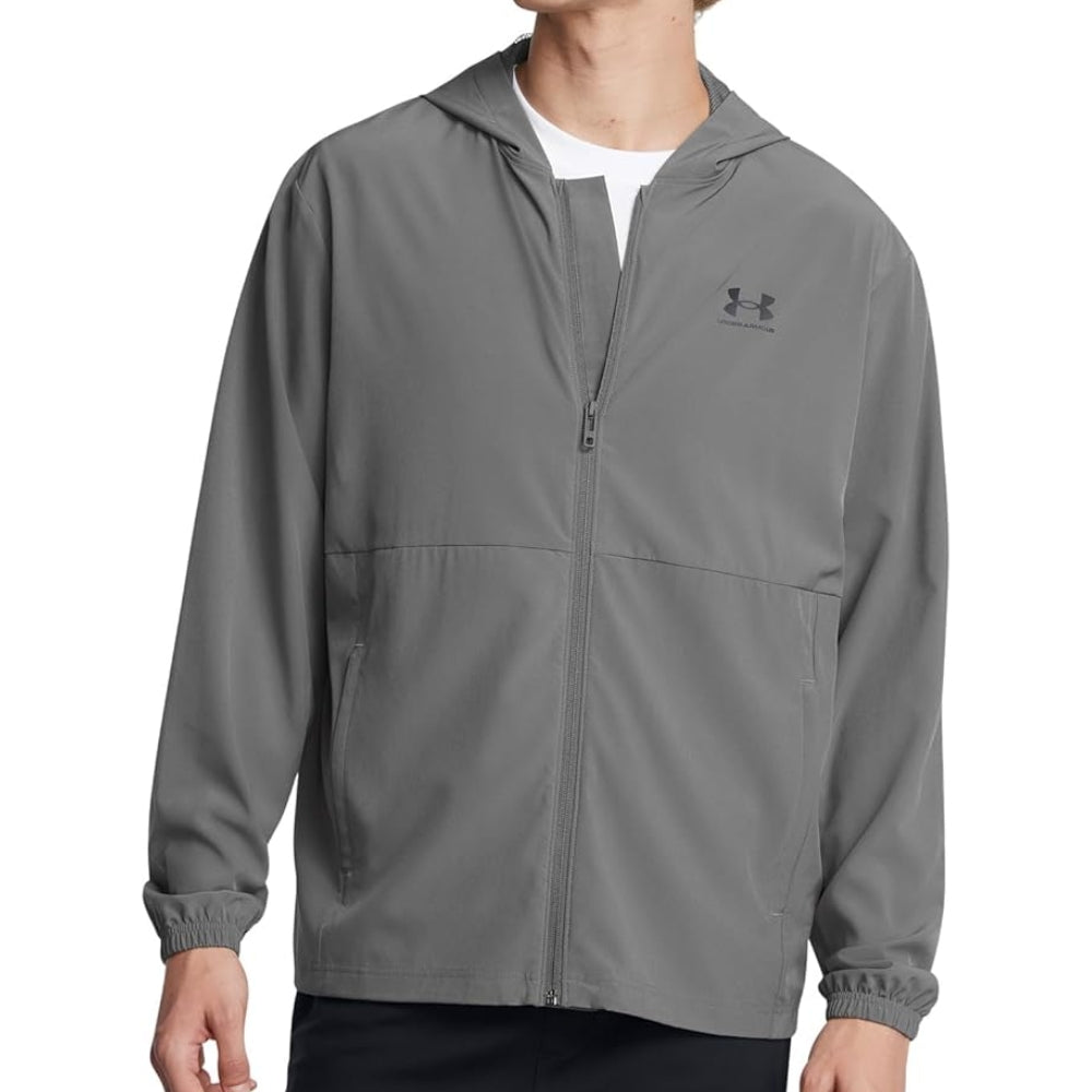 Under Armour Chaqueta Rompevientos Para Caballeros Color Castlerock
