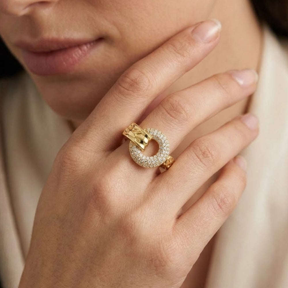 H&Co Anillo Ajustable Para Damas Cenit