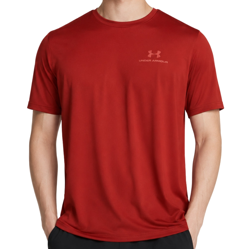Under Armour Camiseta Deportiva Ultraligera Para Caballeros Color Earth Orange
