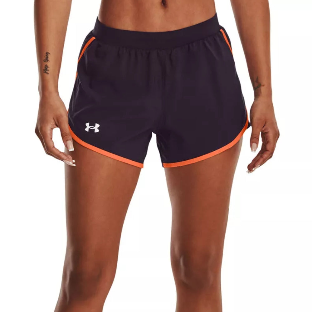 Under Armour Short Running Fly By 2.0 Para Damas Color Purple-Orange