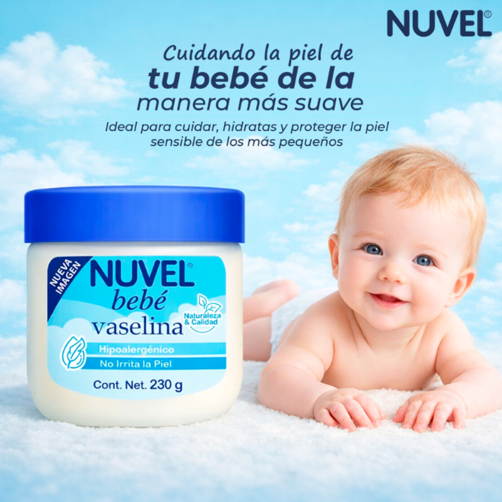 Nuvel Vaselina Para Bebe 230gr