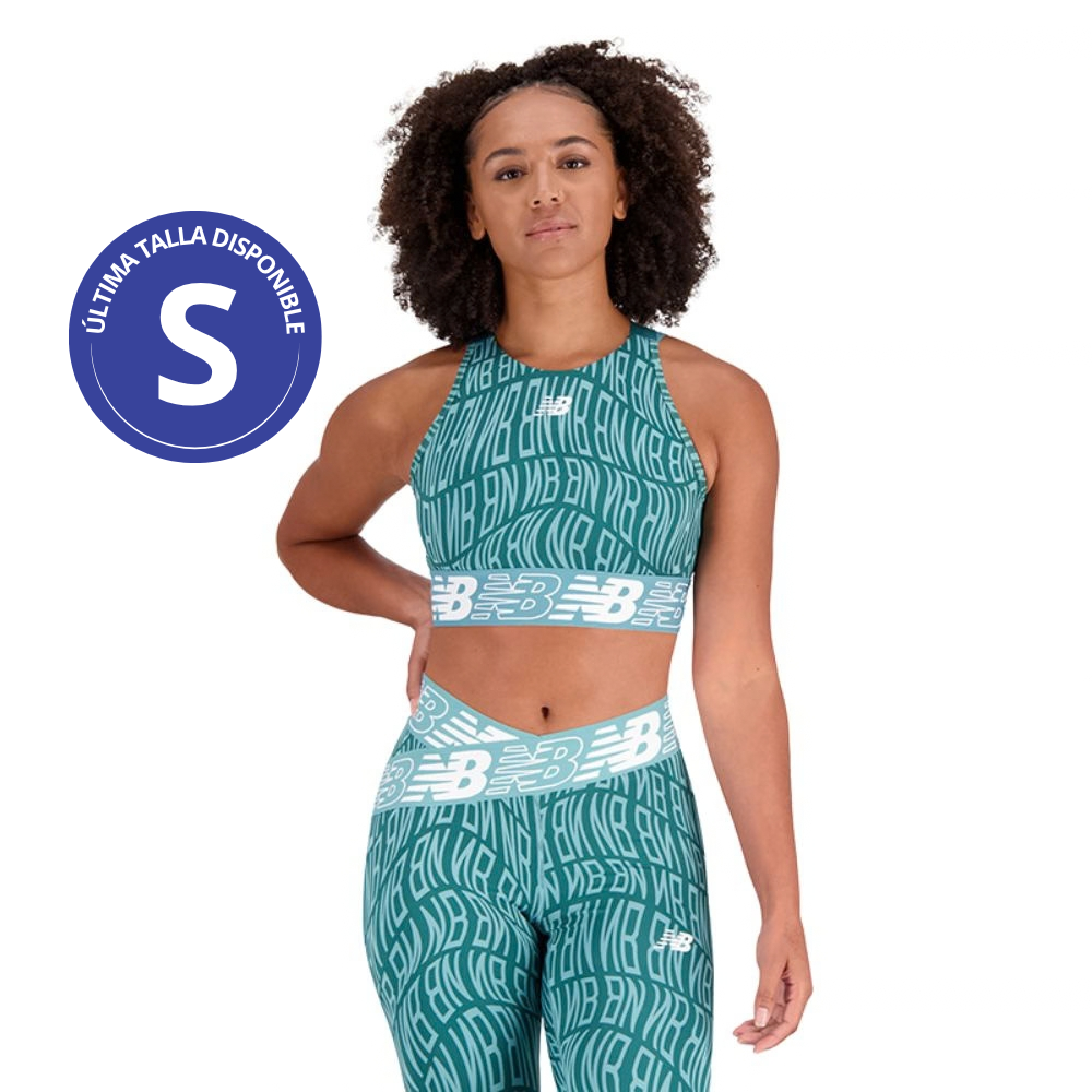 New Balance Top Relentless Printed Para Damas