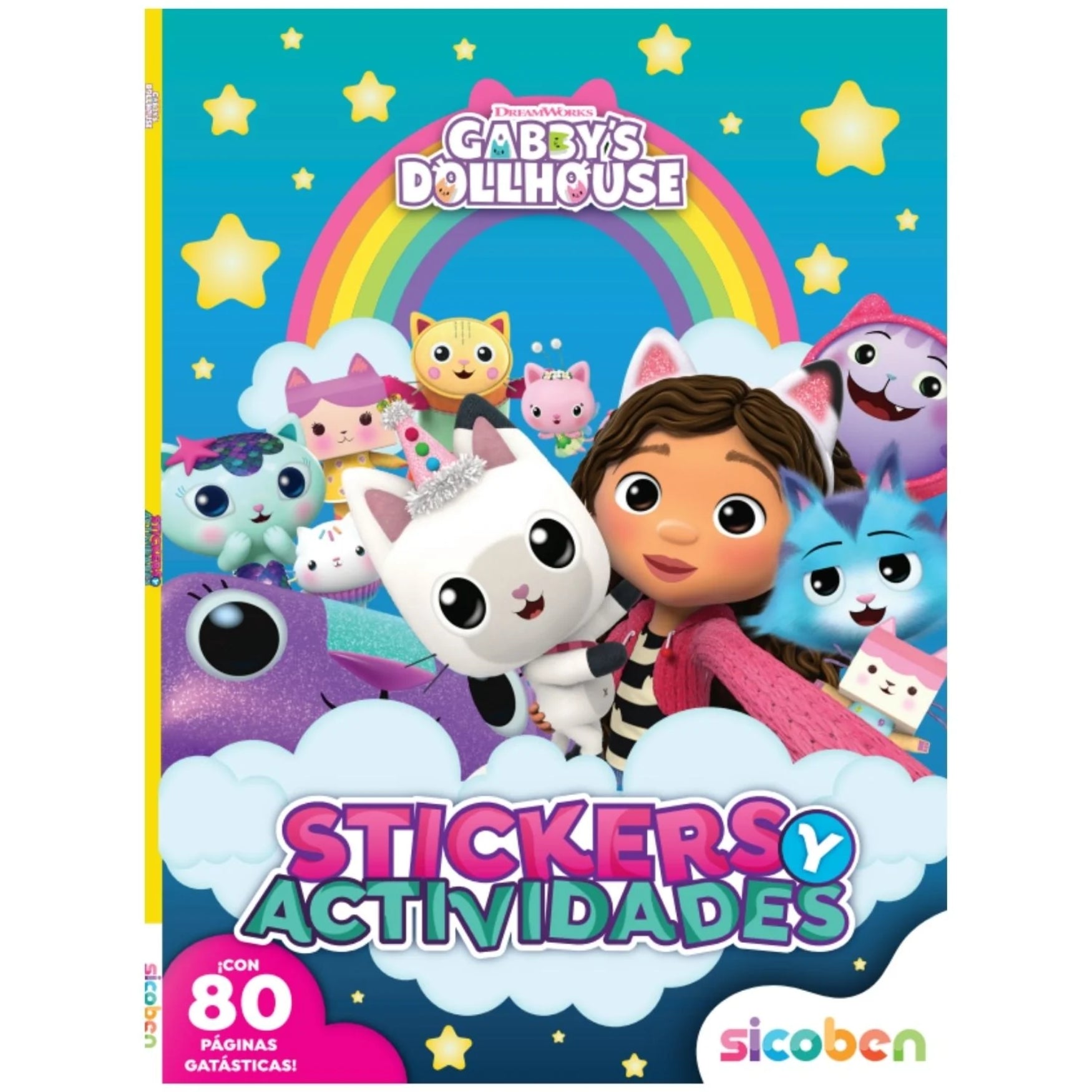Sicoben Libro De Stikers y Actividades Gabby´s Dollhouse