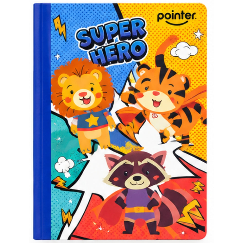 Pointer Libreta Empastada Cuadriculada Niños 100 hojas Opciones Varias