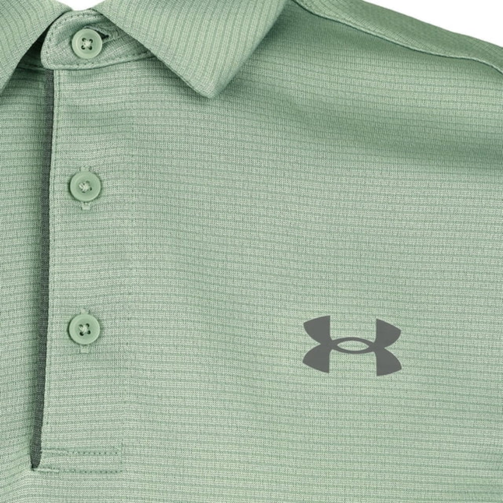 Under Armour Franela Polo Tech Para Caballeros Color SilicaGreen/PitchGray