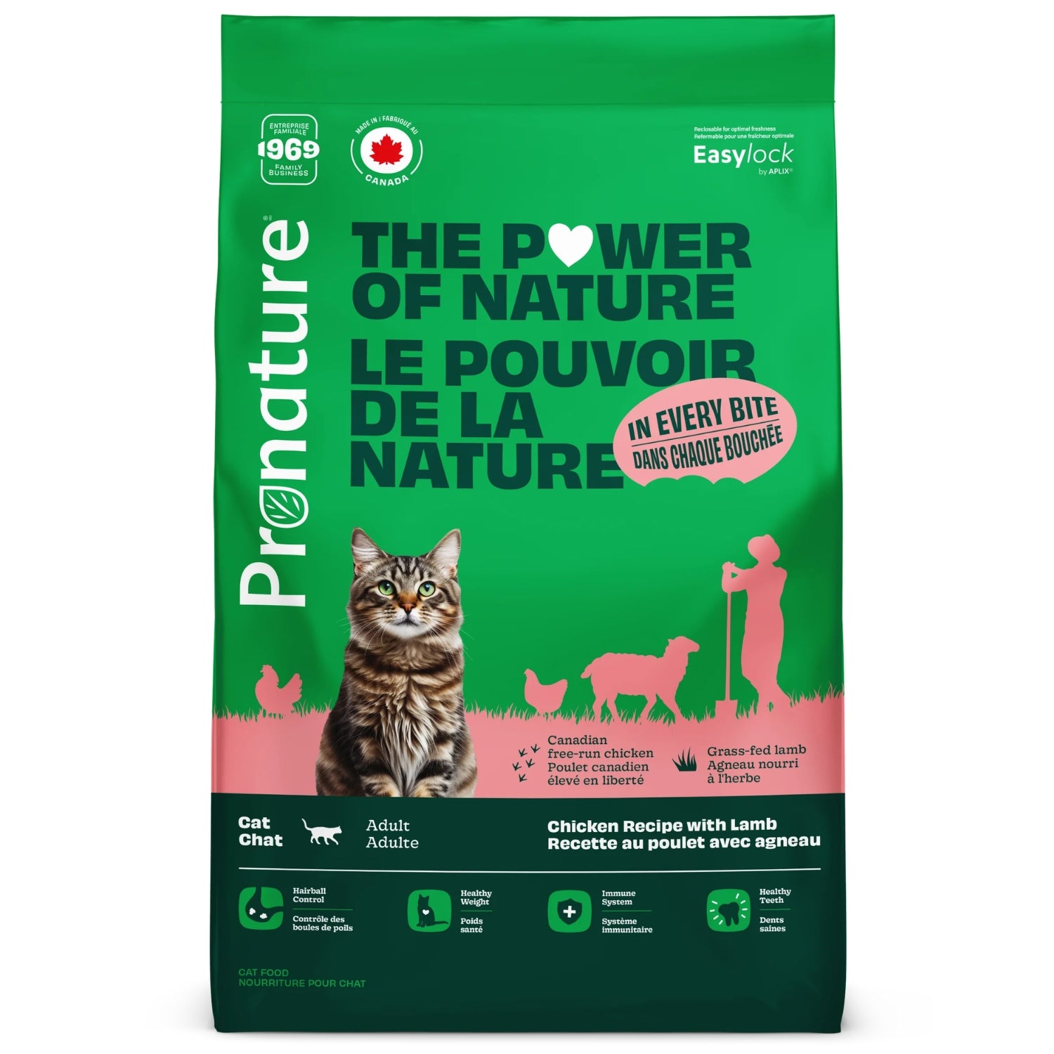 Pronature Alimento para Gatos Sabor Pollo y Cordero 5Kg