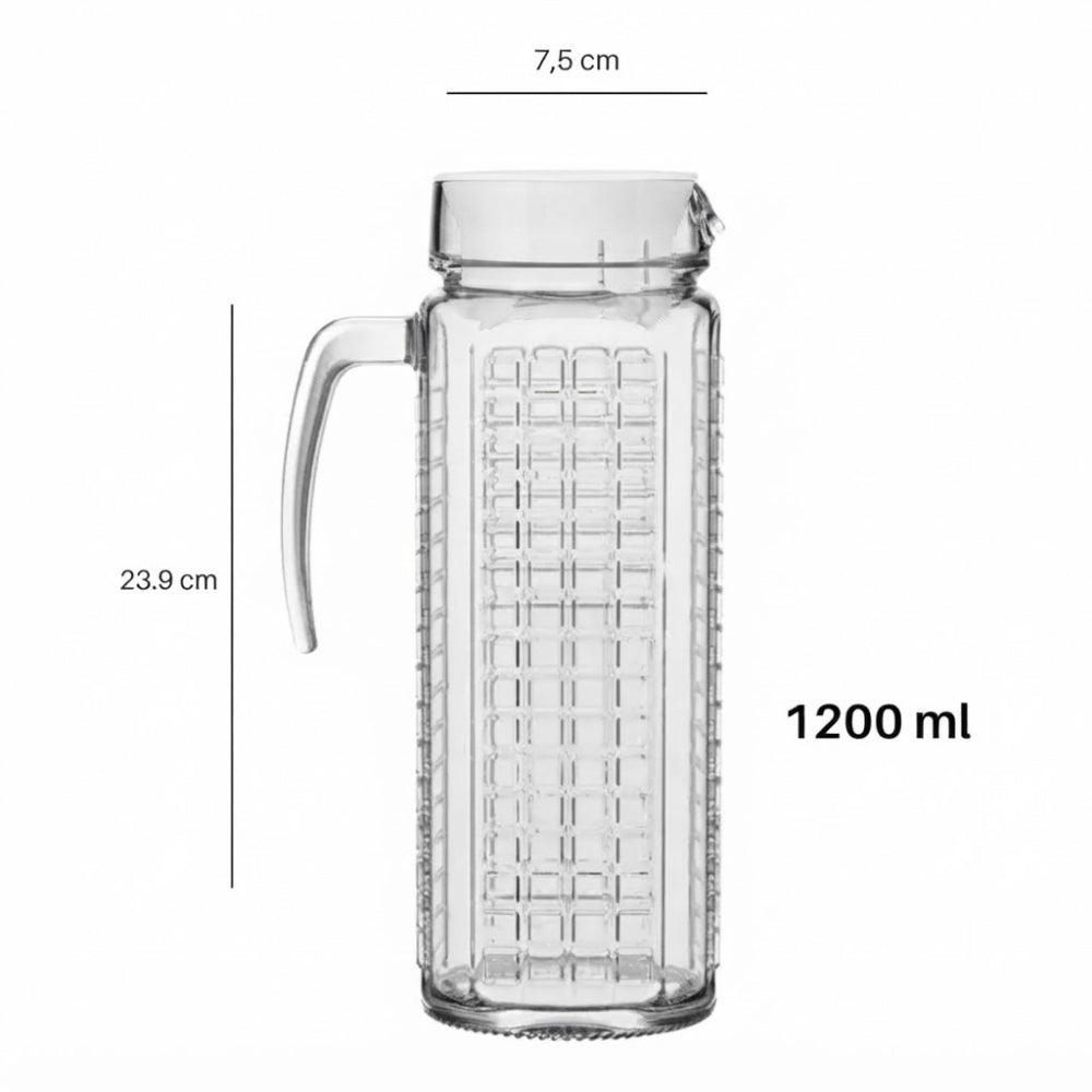 Jarra De Vidrio Ladrillos 1.2 Lts Opciones Varias