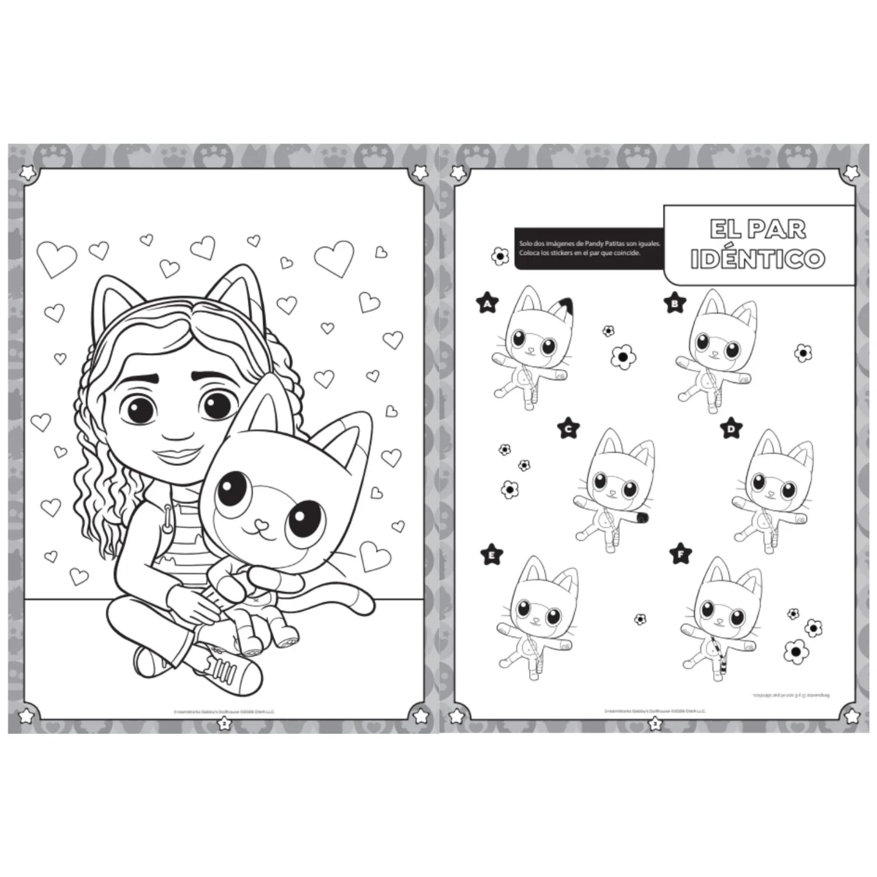 Sicoben Libro De Stikers y Actividades Gabby´s Dollhouse