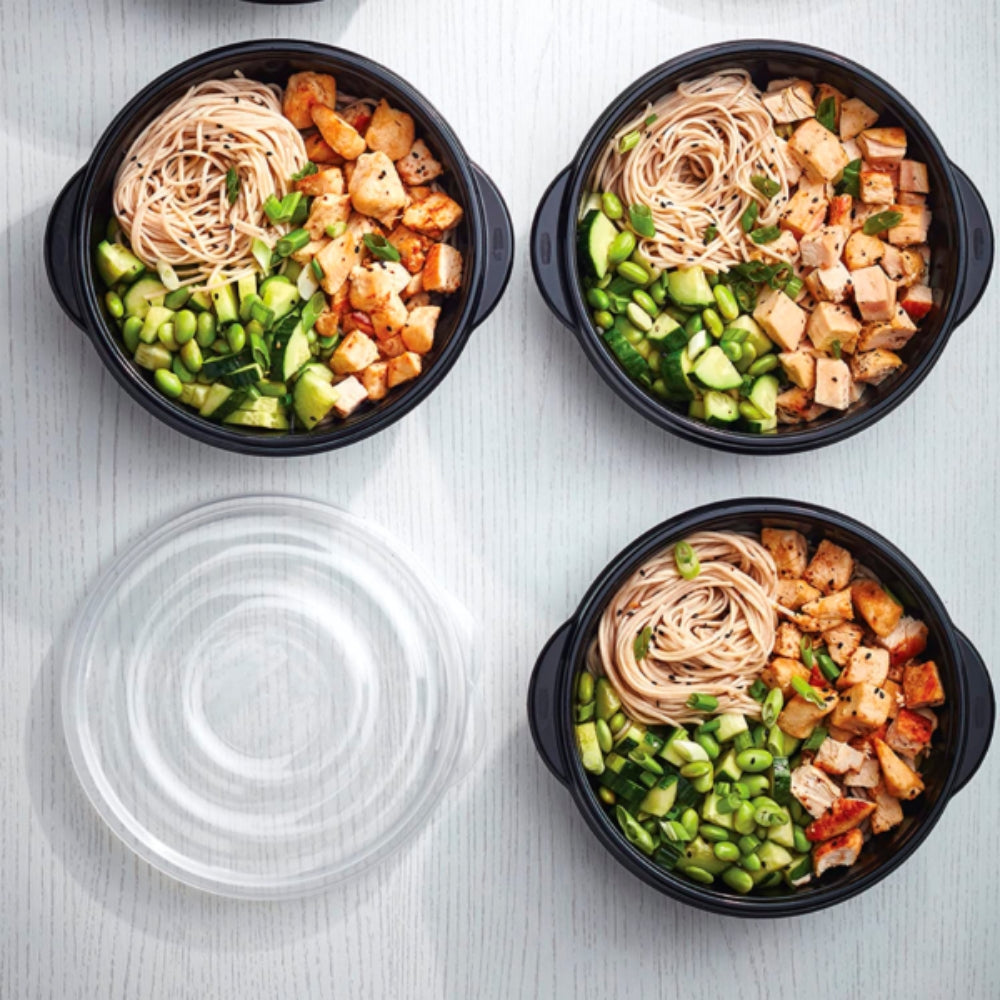 Rubbermaid Take Alongs Set De Envases 8 Piezas Negro 1.182ml