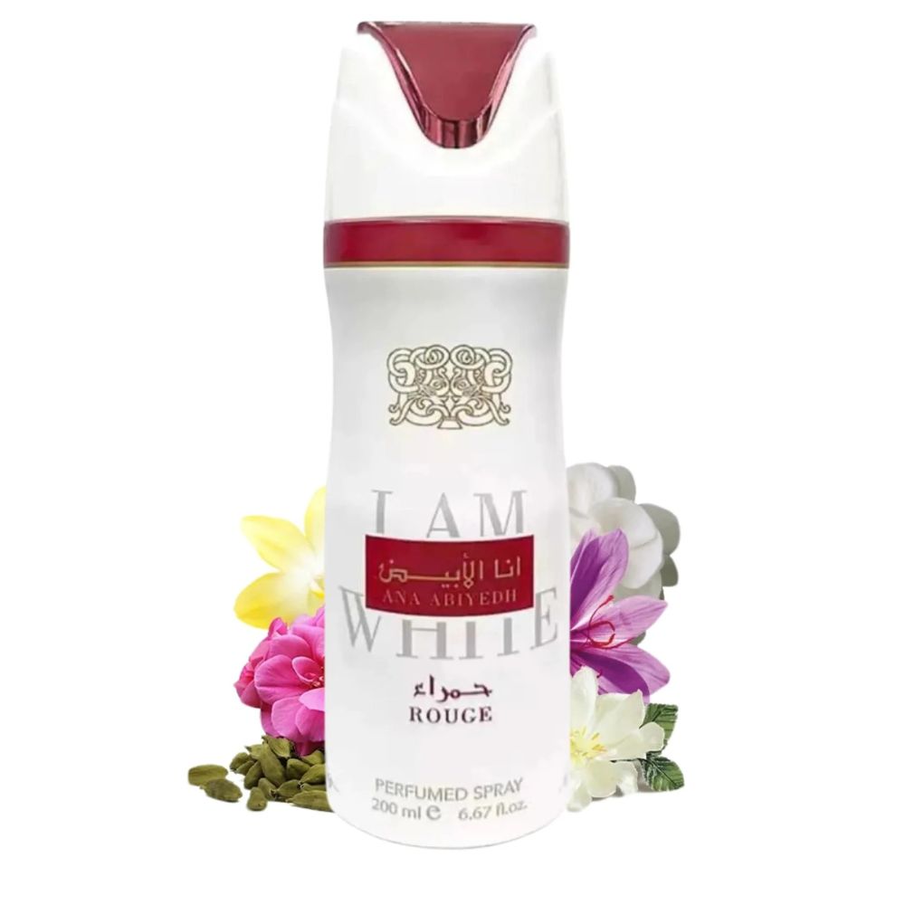 Lattafa Ana Abiyedh Rouge Perfumed Body Spray Unisex 200ml