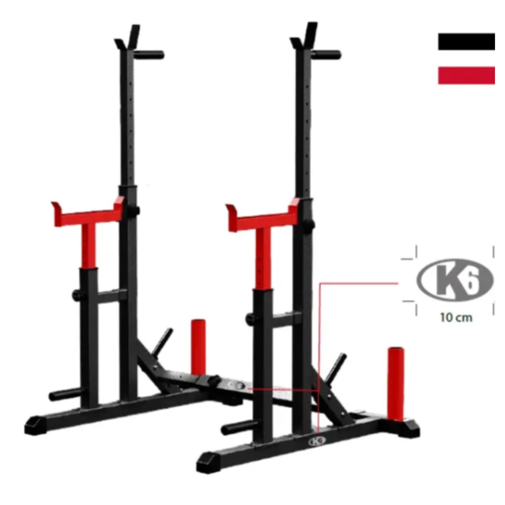 K6 Rack De Levantamiento De Pesas Multiusos Ajustable