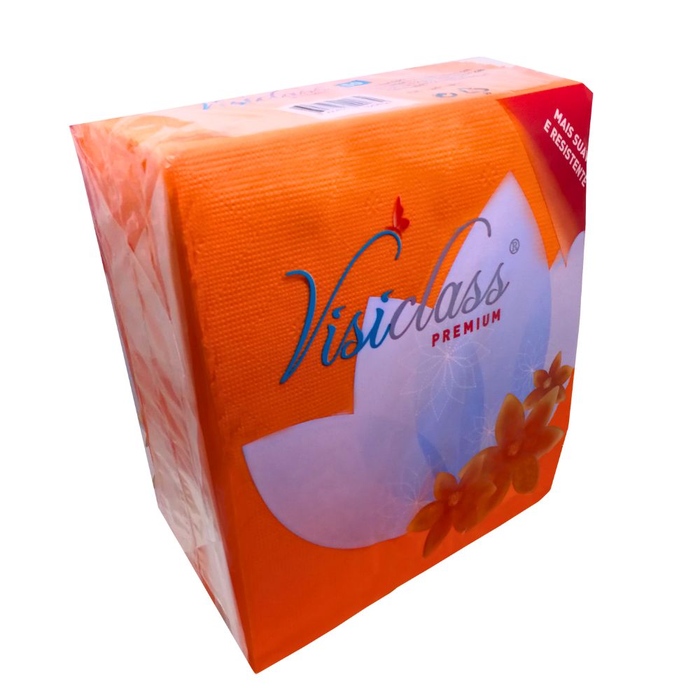 Visiclass Servilletas Premiun Anaranjada 40 x 40 50 Und