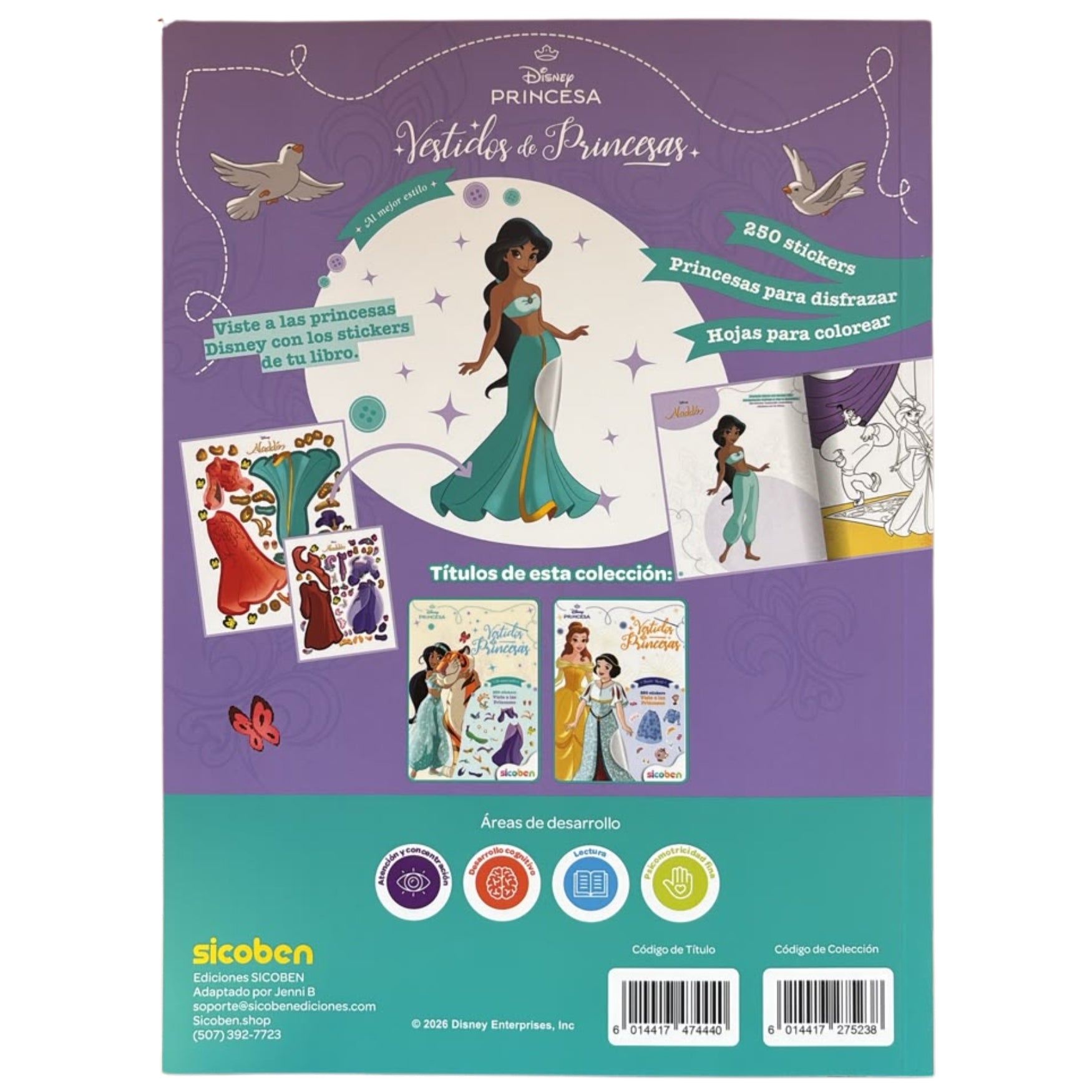 Sicoben Disney Princesa "Vestidos de Princesas"