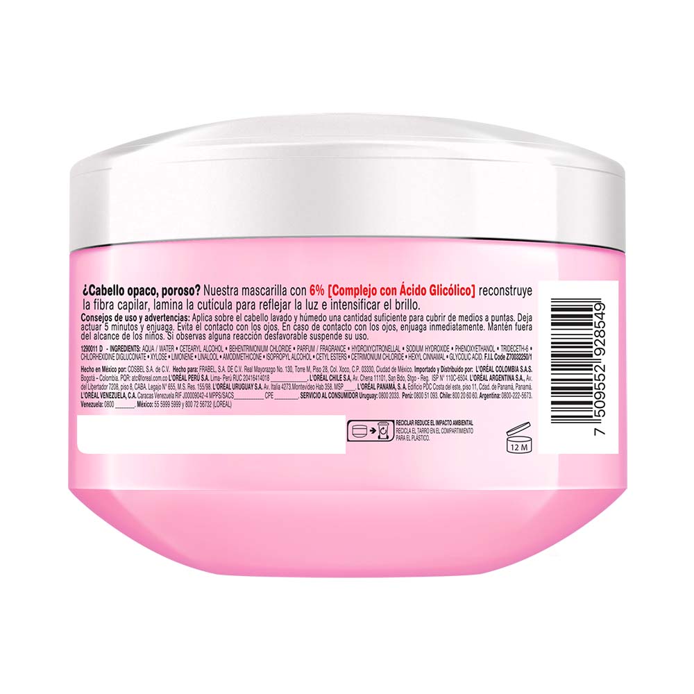 L'oreal Paris Crema de Tratamiento Elvive Glycolic Gloss 300gr