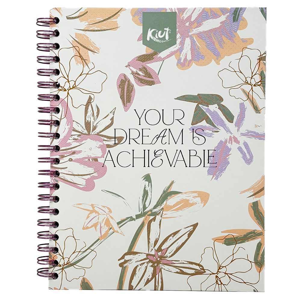 Kiut Cuaderno Argollado 6 Materias 150 Hojas Diseños Surtidos