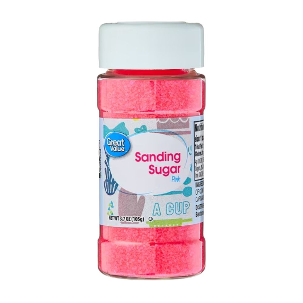 Great Value Sanding Sugar Pink 105g