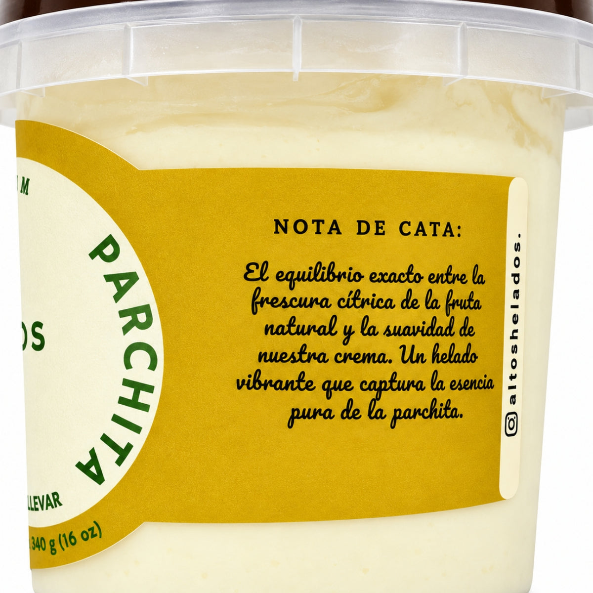Altos Helados Sabor Parchita 16oz