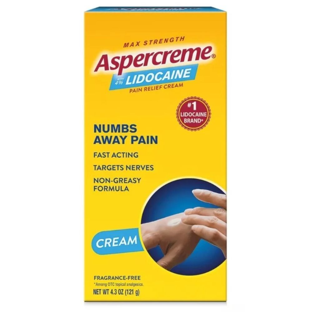 Aspercreme Lidocaine Pain Relief Cream 121g