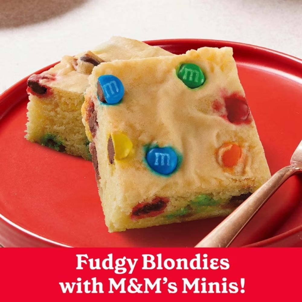 Betty Crocker Mezcla Fudgy Blondie Con M&M'S Minis 470g