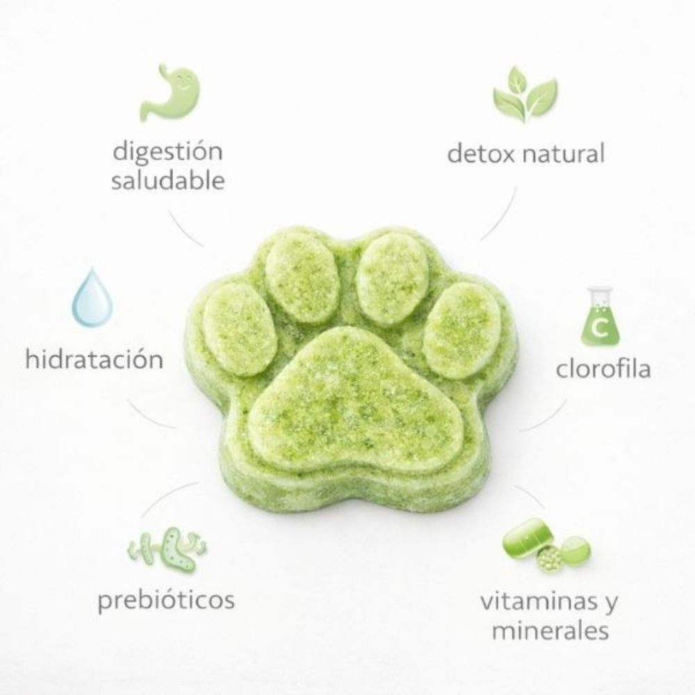 Amor Natural Heladitos Detox- Kefir De Cabra + Jugo Verde 5Und
