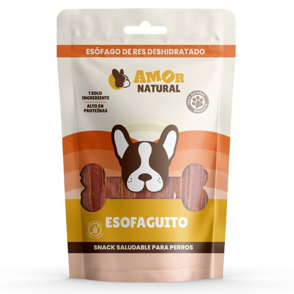 Amor Natural Treats De Esofaguito Deshidratado Para Perros 100gr