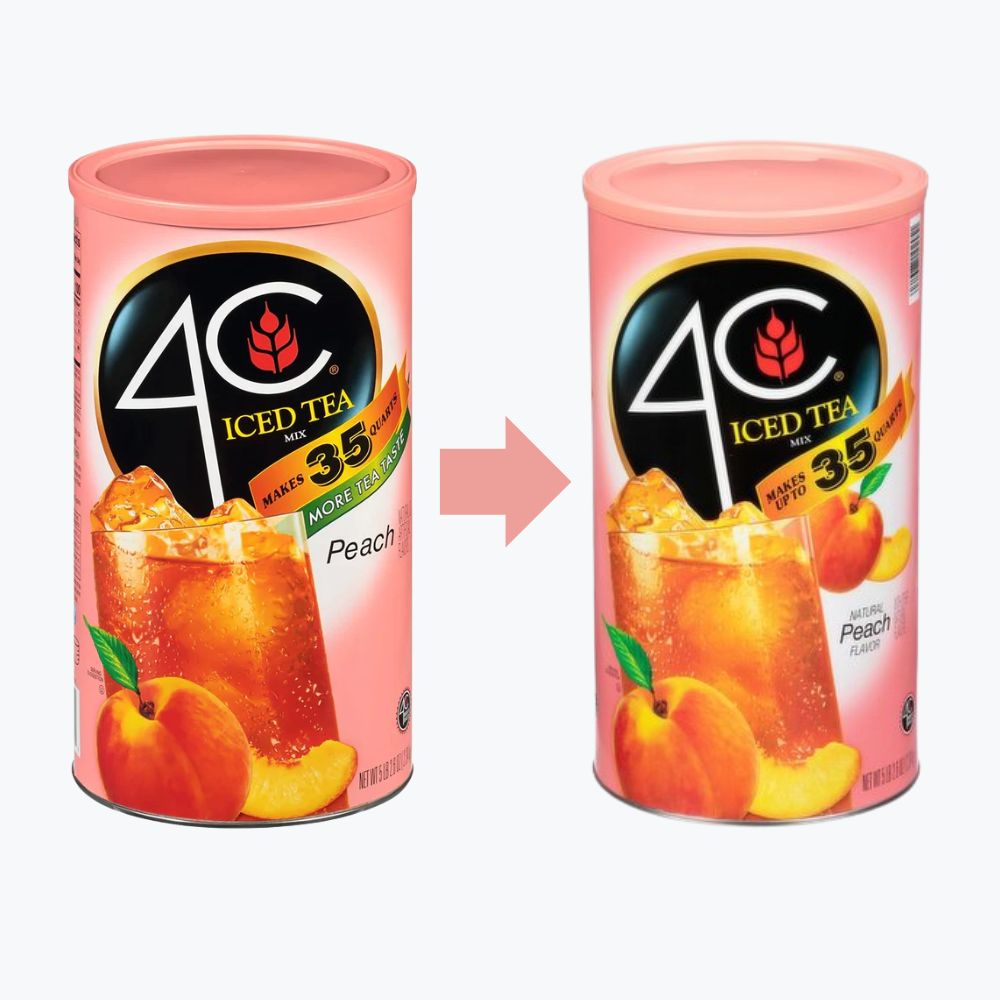 Iced Tea Mix 4C Peach 2.34kg