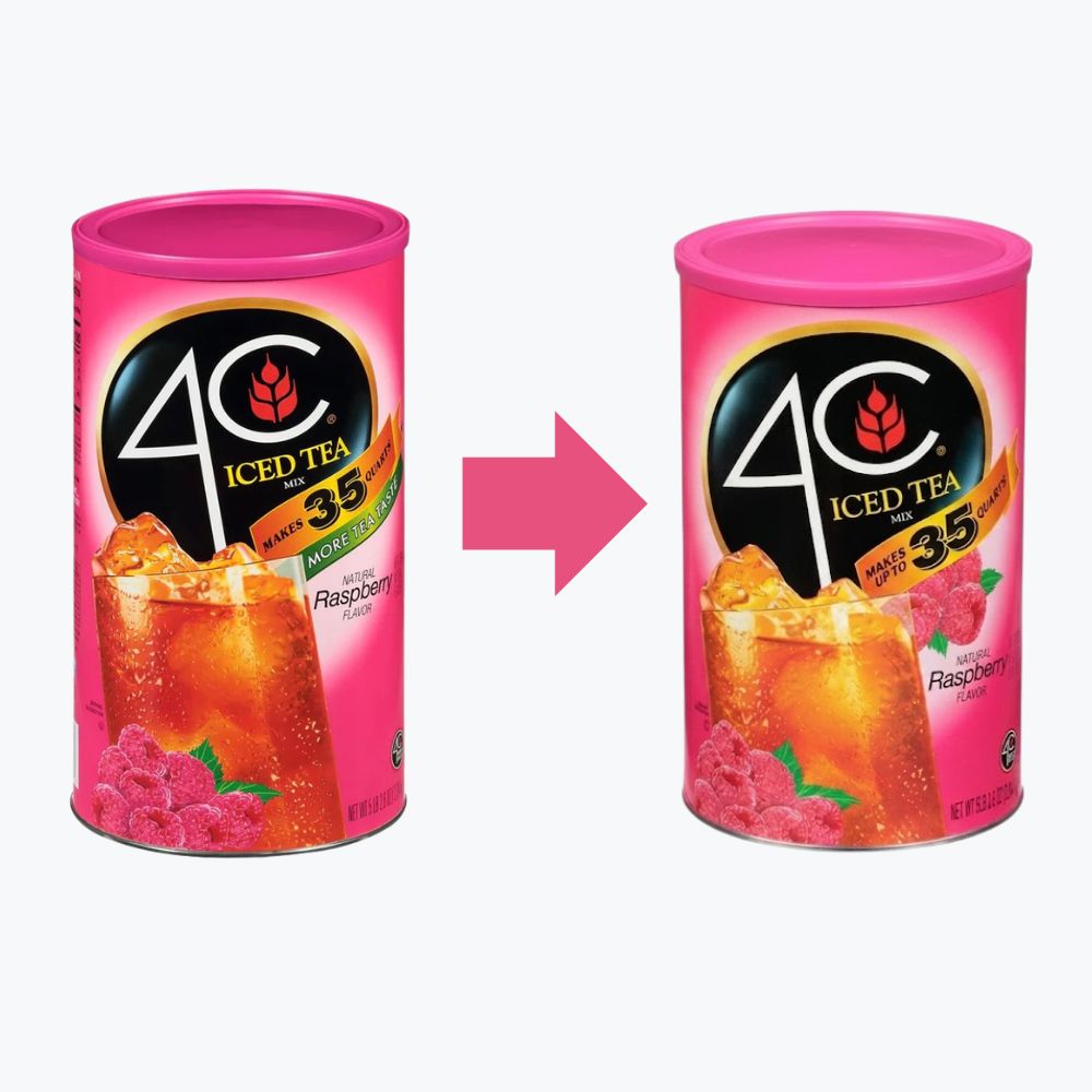Iced Tea Mix 4C Natural Raspberry Te 2.34Kg