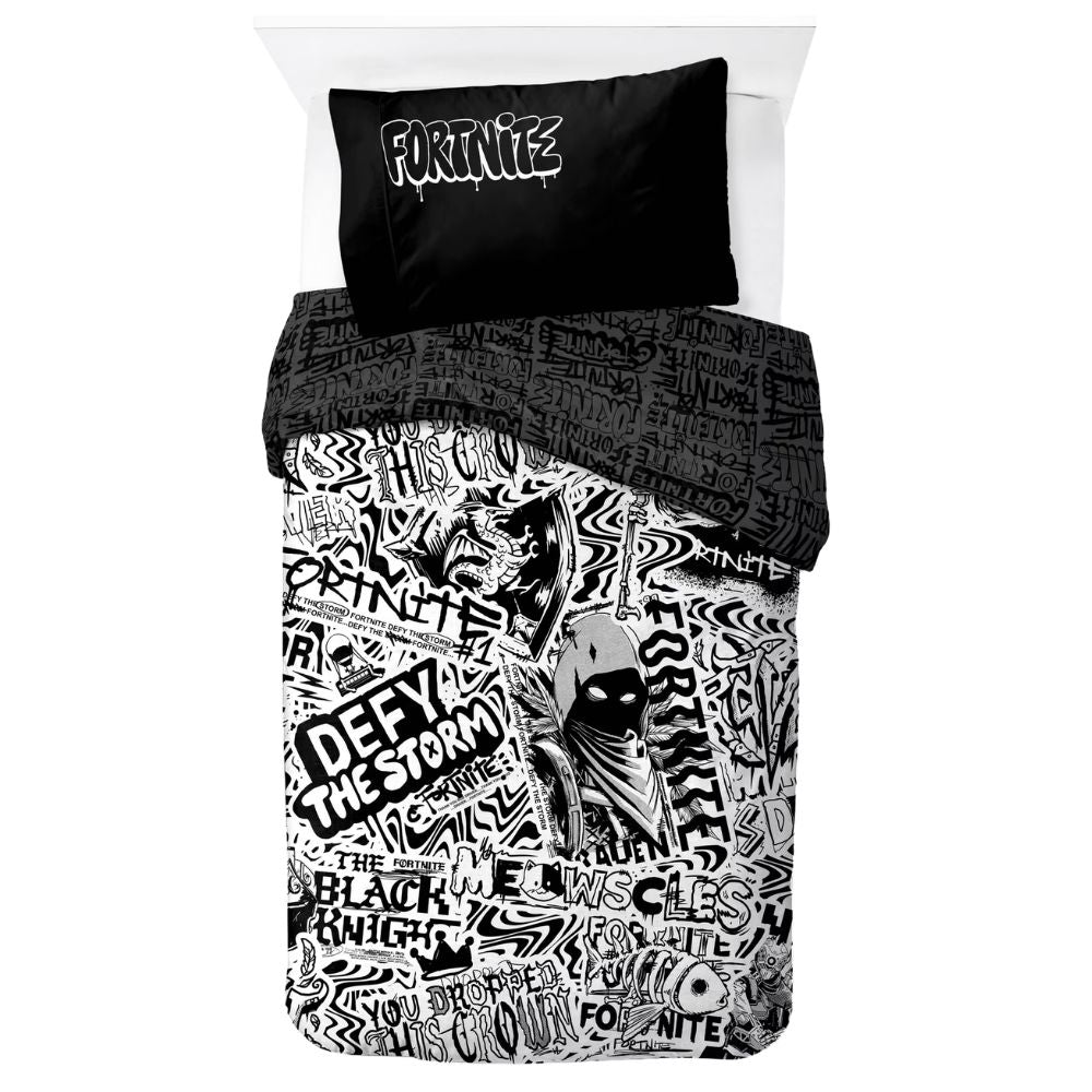Fortnite Edredon Reversible Tamño Individual Set 2 Pzas