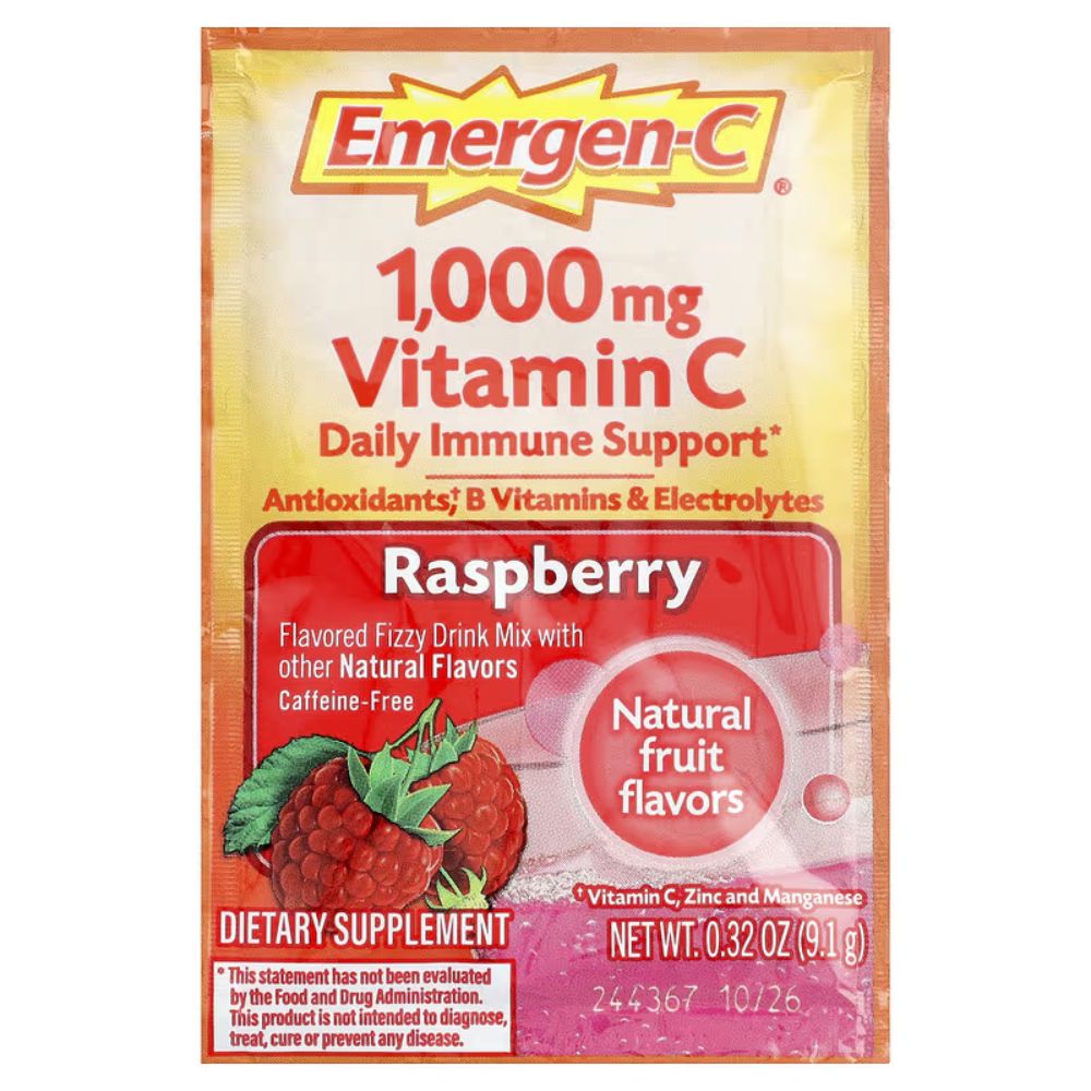 Vitamina C Emergen-C 1000mg Raspberry 30 Sobres