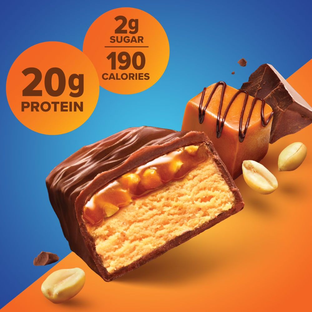 Pure Protein Barra Chocolate Peanut Caramel Gluten Free 50g