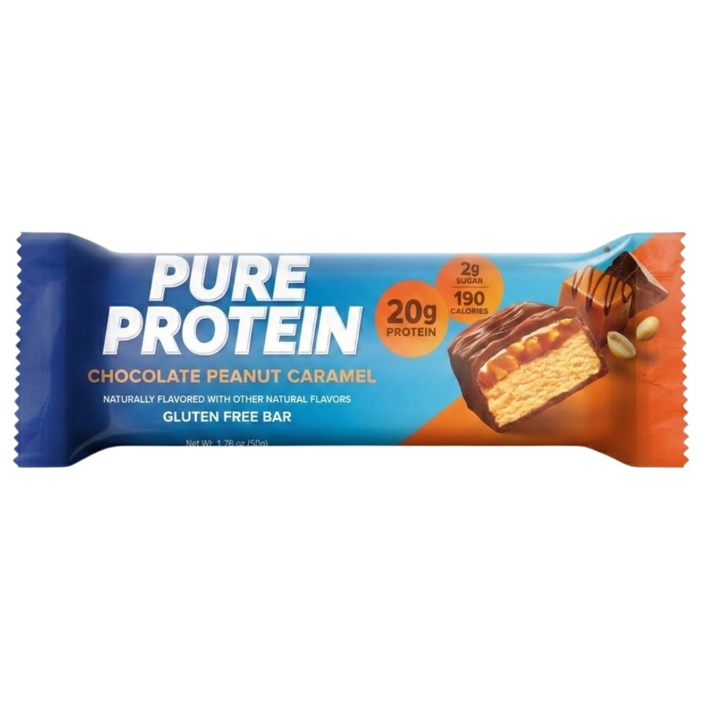 Pure Protein Barra Chocolate Peanut Caramel Gluten Free 50g